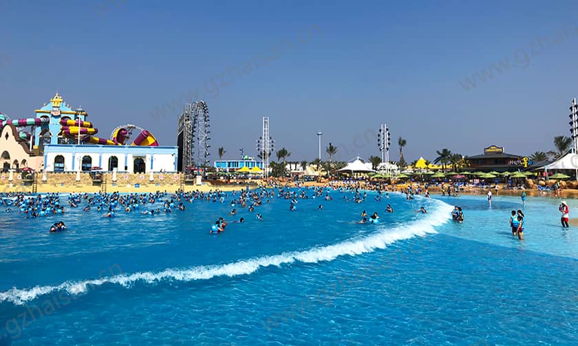 浙江宁波阿拉的海水上乐园